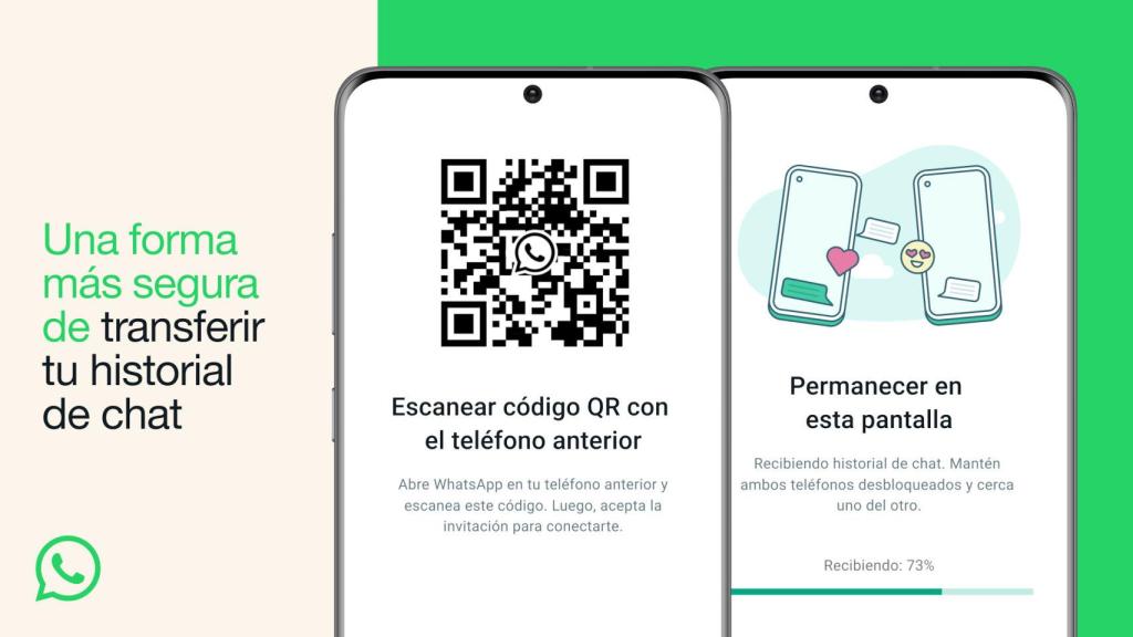 Transferencia de chats en WhatsApp