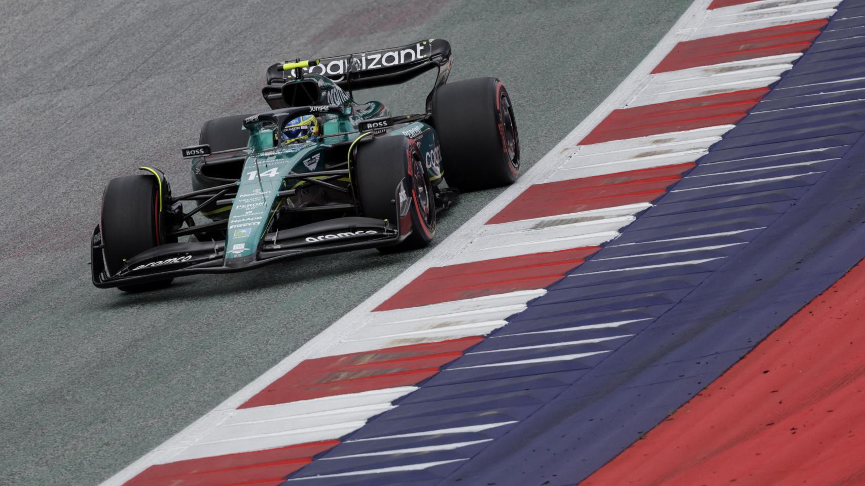 Fernando Alonso, durante el Gran Premio de Austria de la Fórmula 1 2023