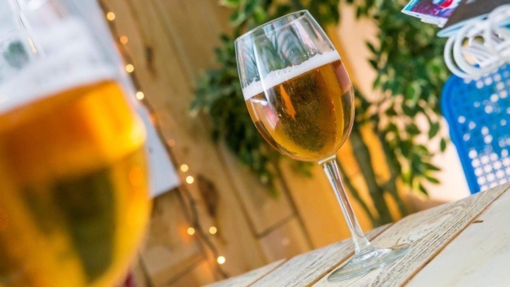 Cañas de cerveza