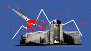 Ilustración sobre hipotecas y depósitos.