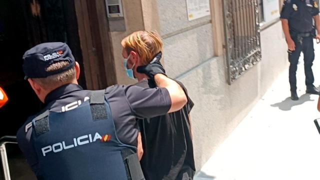 'El Cherro', este jueves, conducido por la Policía Nacional a los juzgados de Yecla.