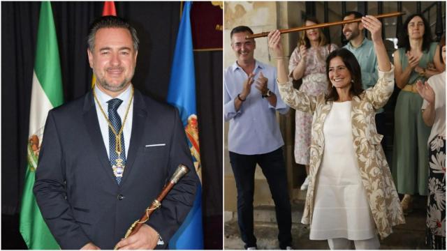 A la izquierda, el alcalde de Macael, Raúl Martínez (PP), y a la derecha, la de Durango, Mireia Elkoroiribe (PNV)