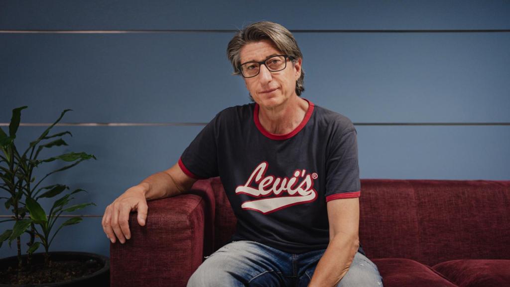 Juan Carlos Rivero, en la redacción de Deportes de TVE.