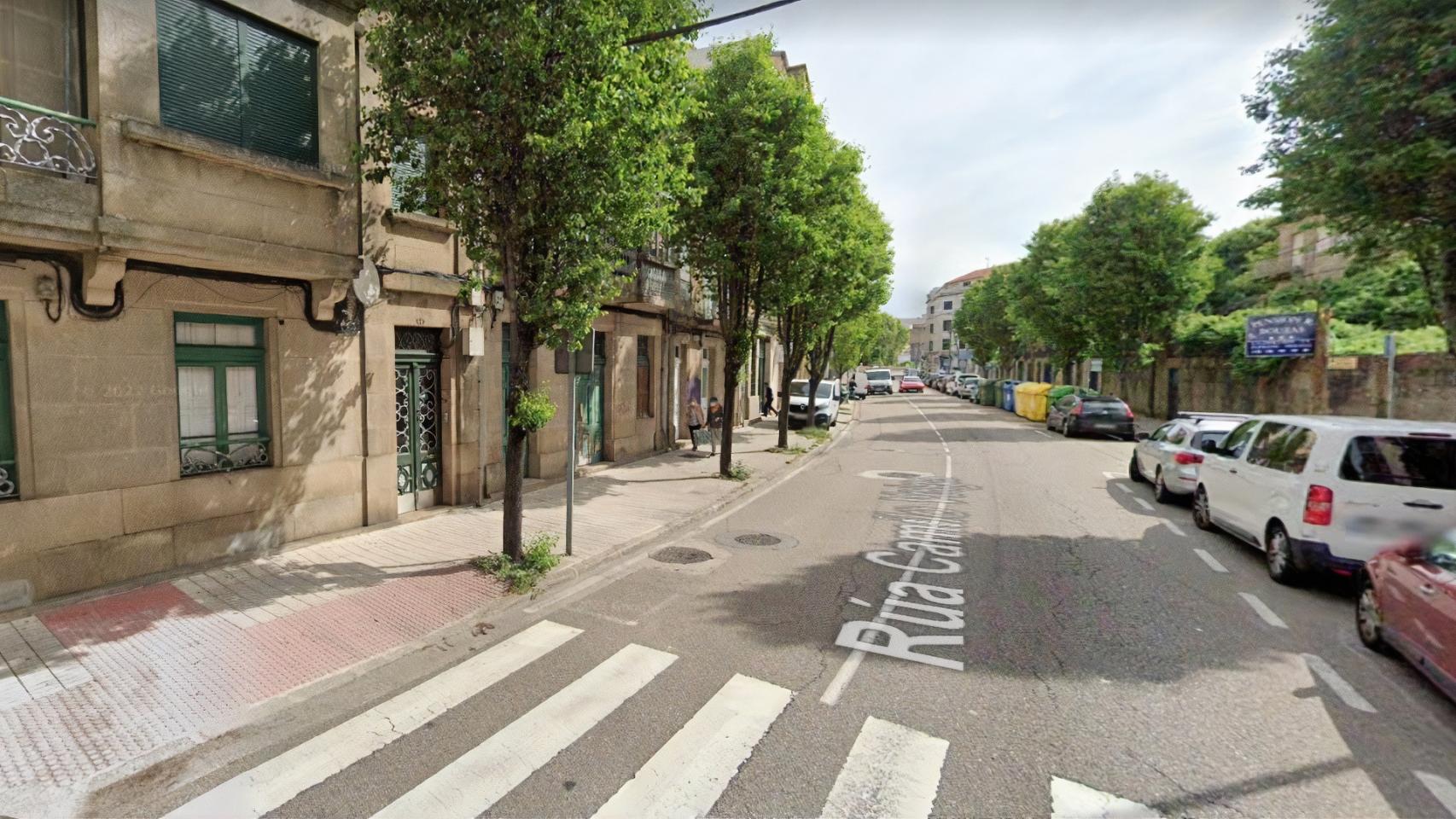 Calle Camilo Veiga, en Vigo.