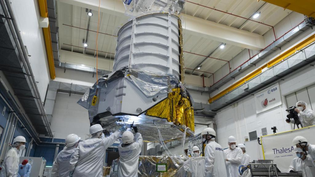 Telescopio Euclid en las instalaciones de Thales Alenia Space