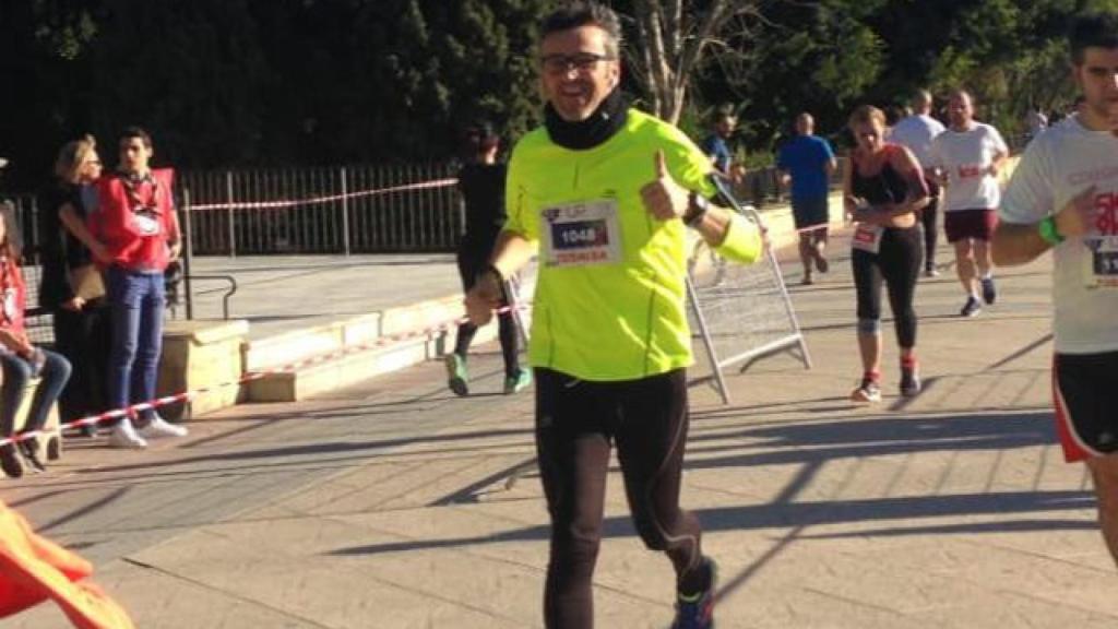 Marín, disputando una carrera.