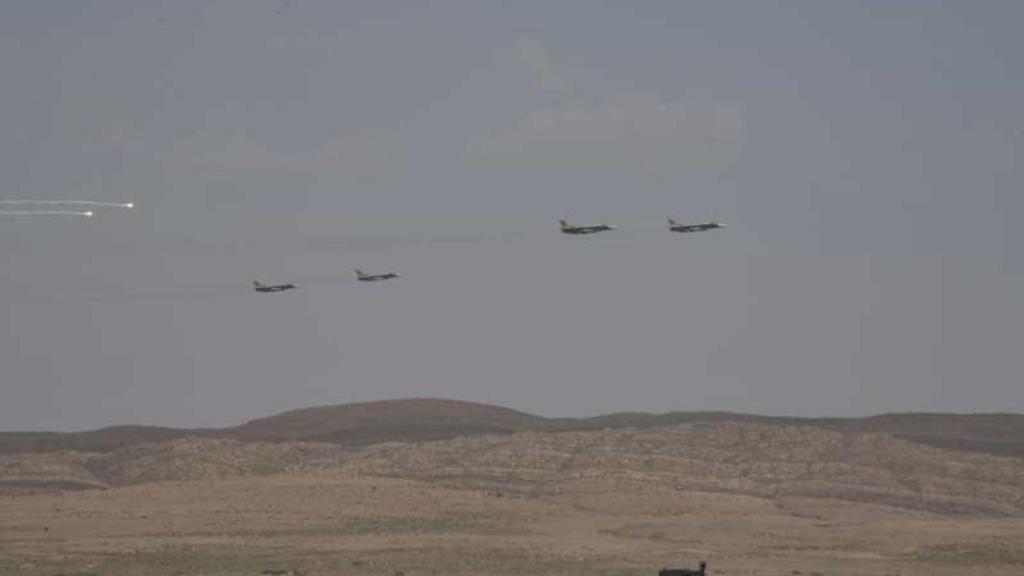Ejercicio militar Fadjr 2023 ('Madrugada 2023') celebrado en Argelia el 25 de junio de 2023.