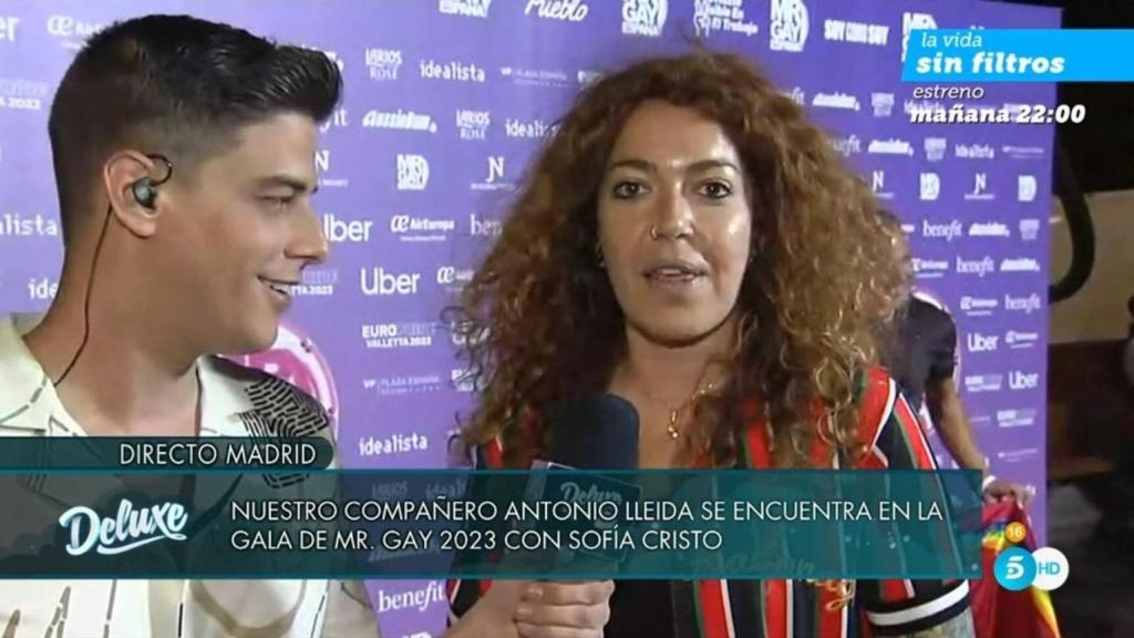 Sofía Cristo defiende en directo en 'Viernes Deluxe' la labor de 'Sálvame': Gracias a vosotros, estoy aquí