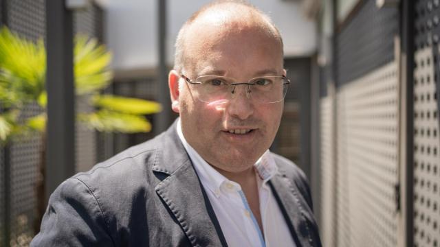 Primer plano de Miguel Tellado.