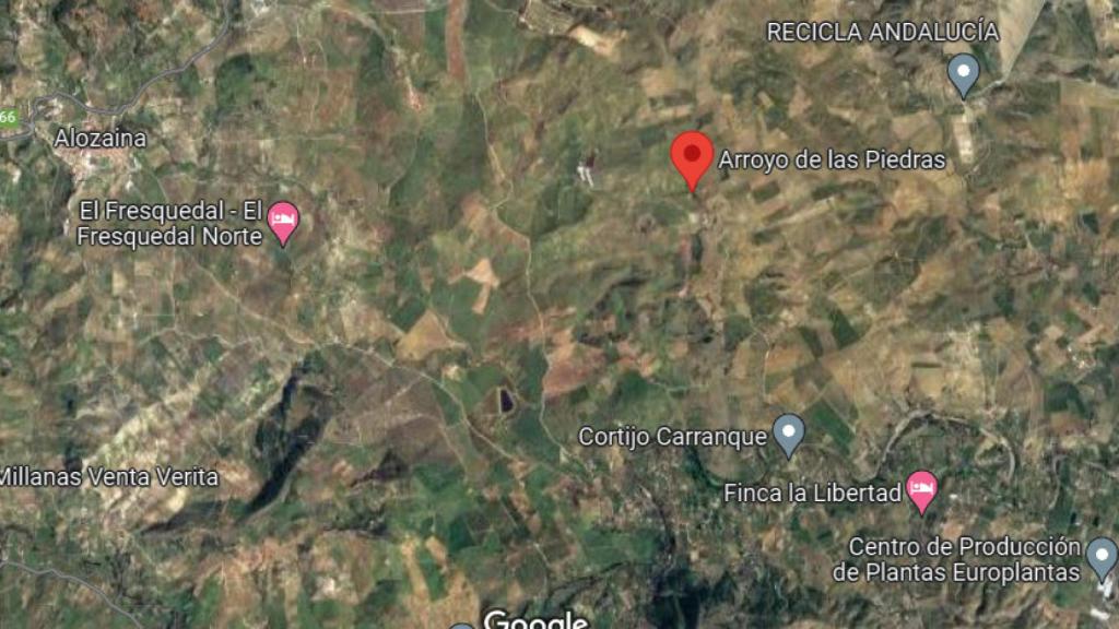 La zona donde ocurrió el triste suceso.
