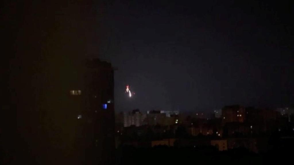 Imagen de uno de los drones destruidos esta noche