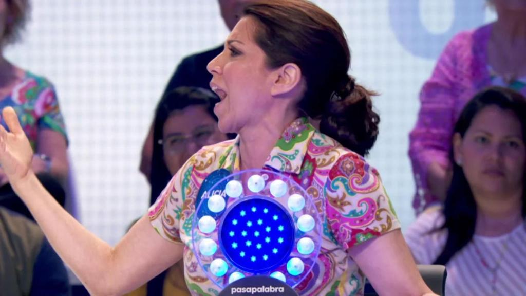 Alicia Borrachero en 'Pasapalabra'.