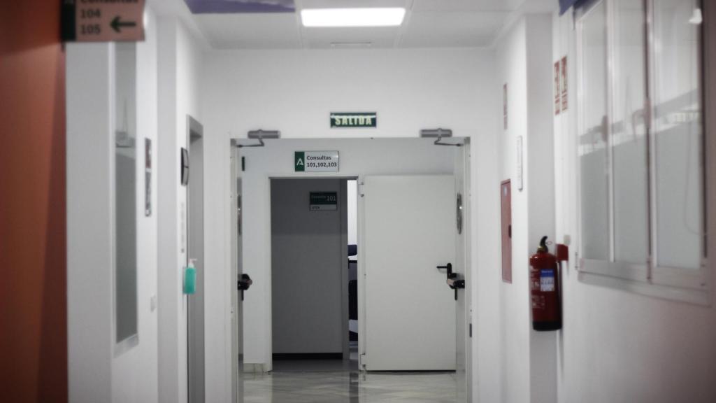 Pasillos de la Unidad de Trastornos de la Conducta Alimentaria de Málaga.