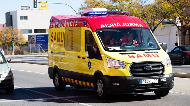 Una ambulancia SAMU en imagen de archivo.