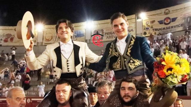 Puerta grande en Arévalo para los rejoneadores Diego Ventura y Sergio Pérez