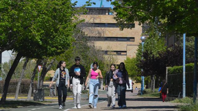 Estudiantes en la Universidad de Salamanca