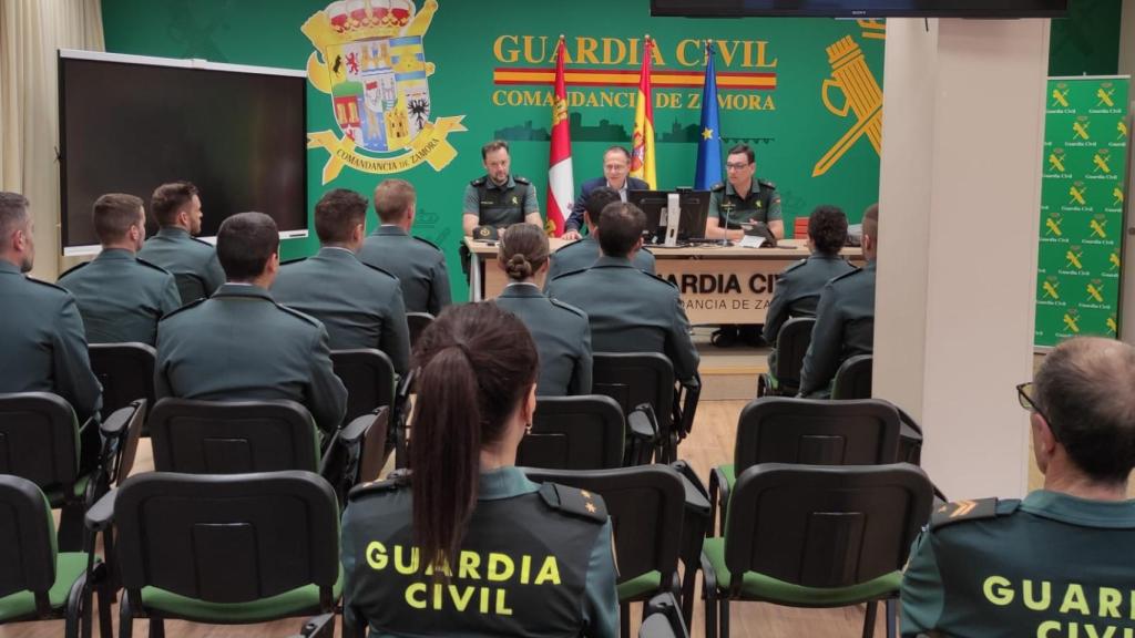 Guardias civiles en prácticas en Zamora