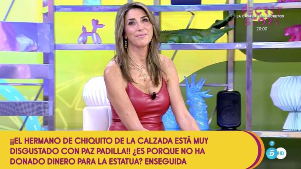 Paz Padilla, durante su etapa en 'Sálvame'.