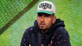 Nick Kyrgios, en una rueda de prensa en Wimbledon.