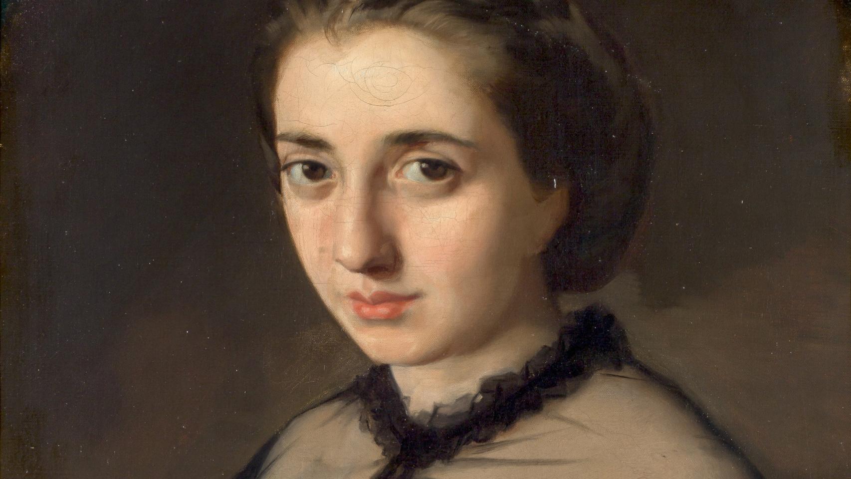 Pedro Rosales: retrato de Maximina Martínez de Pedrosa, 1860. Museo Nacional del Prado