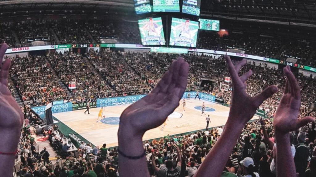 El Martín Carpena durante un partido del Unicaja de Málaga