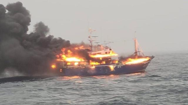 El incendio del ‘Nuevo San Juan’.