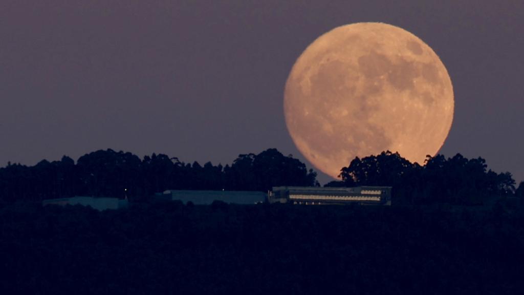 Imagen de una superluna.