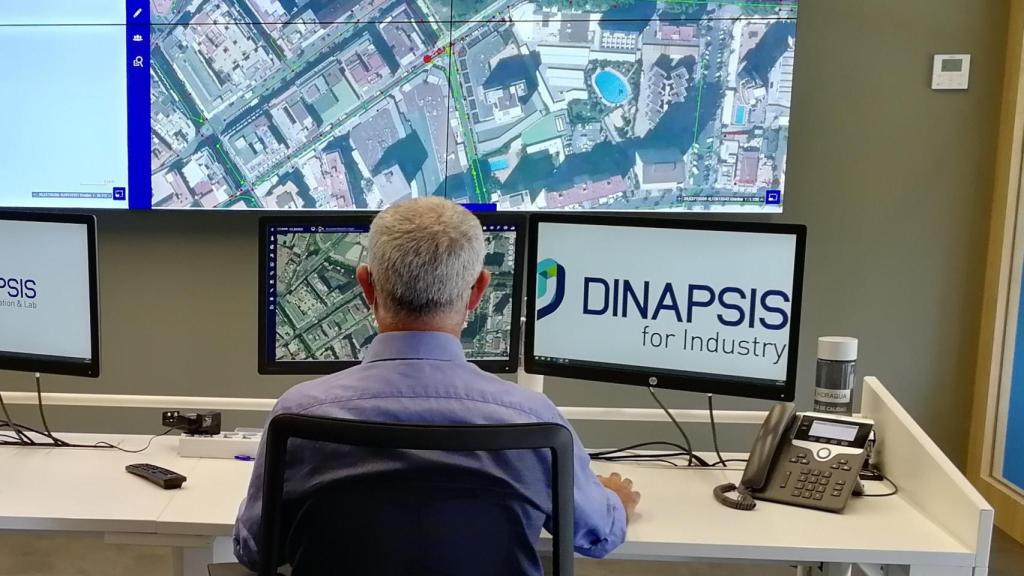 Uno de los servicios de control de la red de Dinapsis Benidorm.