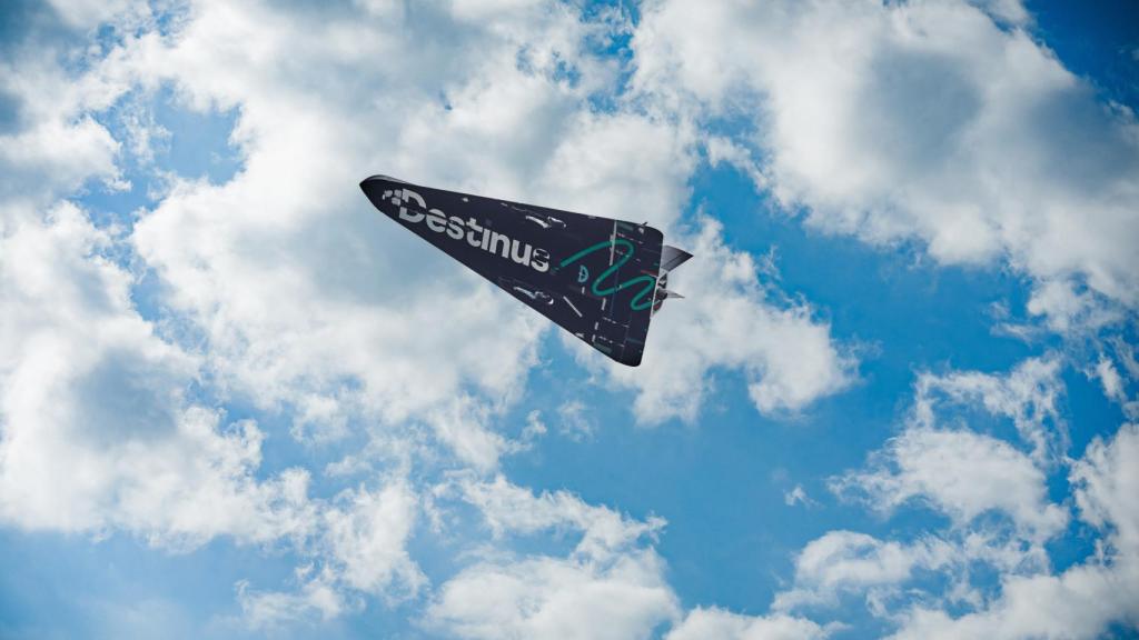 Destinus 1 en pleno vuelo