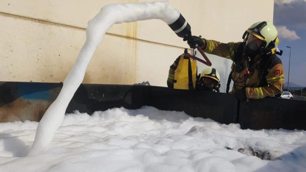 Imagen de archivo de los bomberos del Ayuntamiento de Toledo.