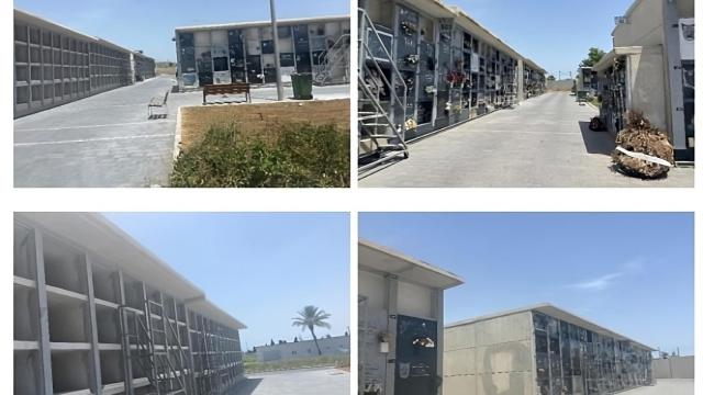 Este es el aspecto de la expansión del cementerio de Alicante.