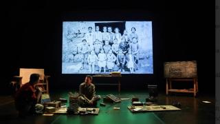 Imagen de la obra 'El mar: visión de unos niños que no lo han visto nunca'