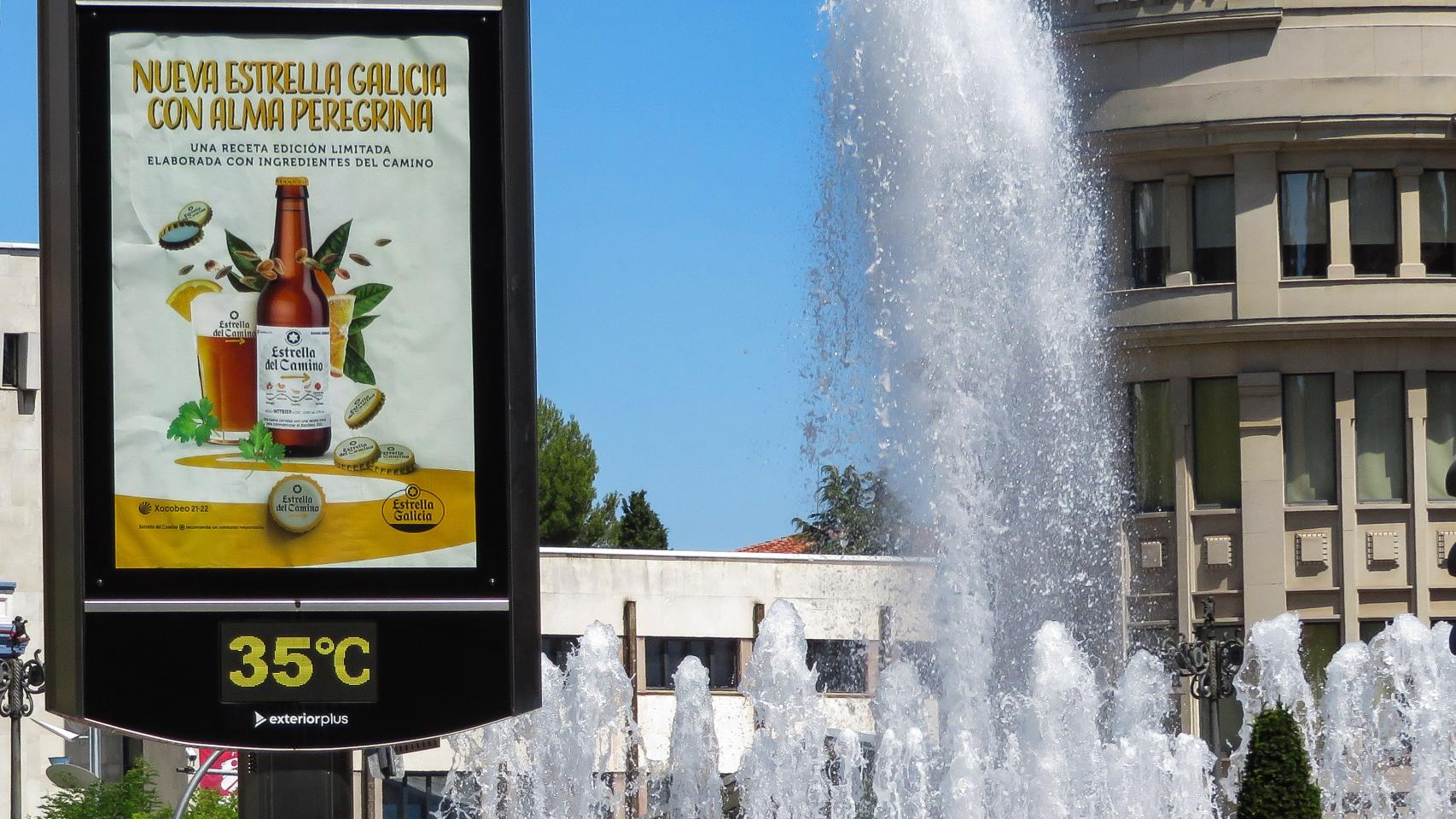 Termómetros marcando 35 grados