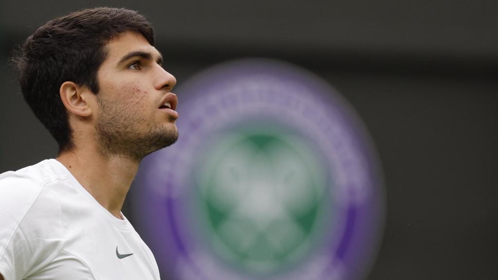 Carlos Alcaraz, en Wimbledon