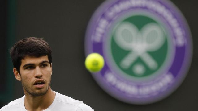 Carlos Alcaraz, en Wimbledon