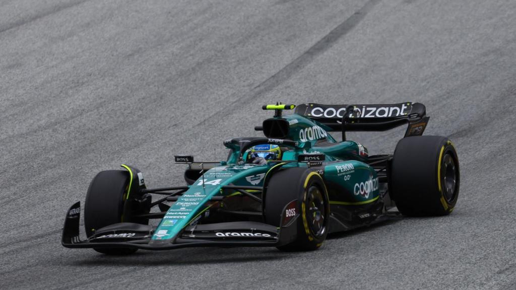 Fernando Alonso, durante el GP de Austria.