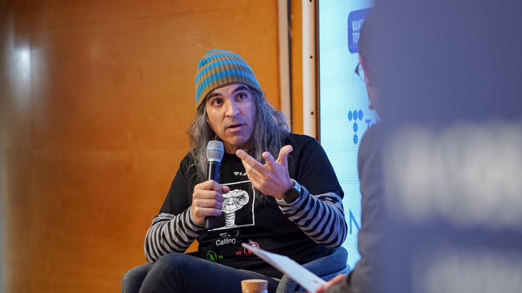 Chema Alonso, durante una conferencia.
