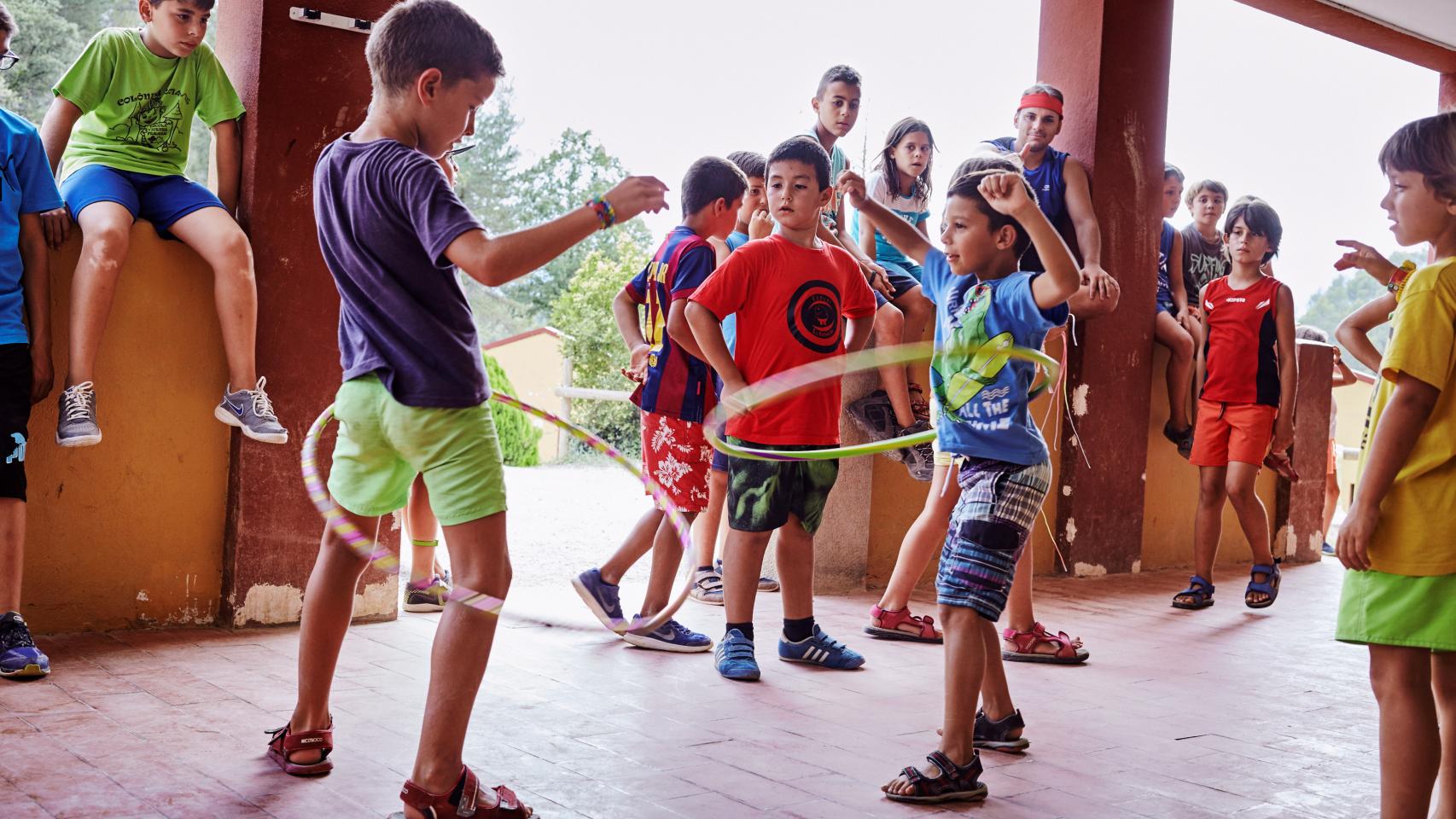Actividades de verano en uno de los campamentos.