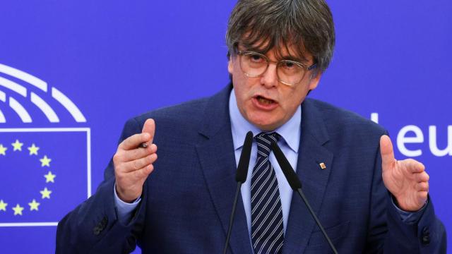 El expresidente de la Generalitat, Carles Puigdemont, el pasado mes de julio en el Parlamento Europeo.