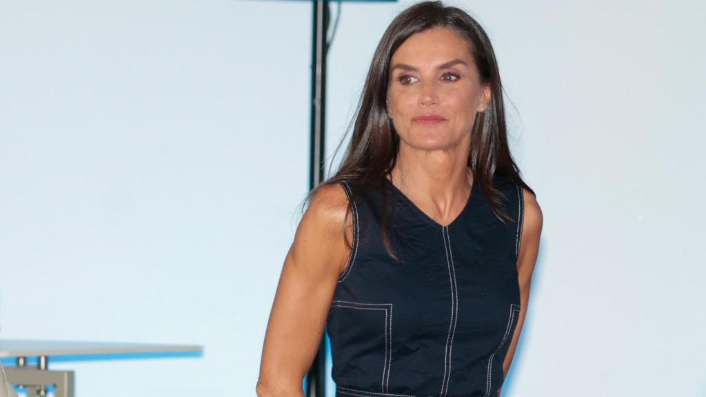 La Reina, en los actos previos a los Premios Princesa de Girona.