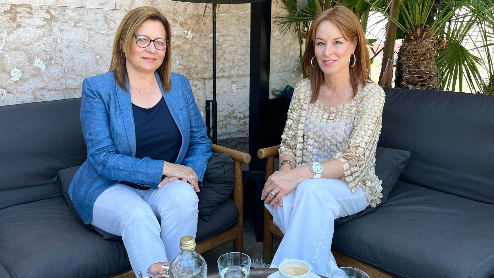 Maite Rodríguez y Gloria Lomana