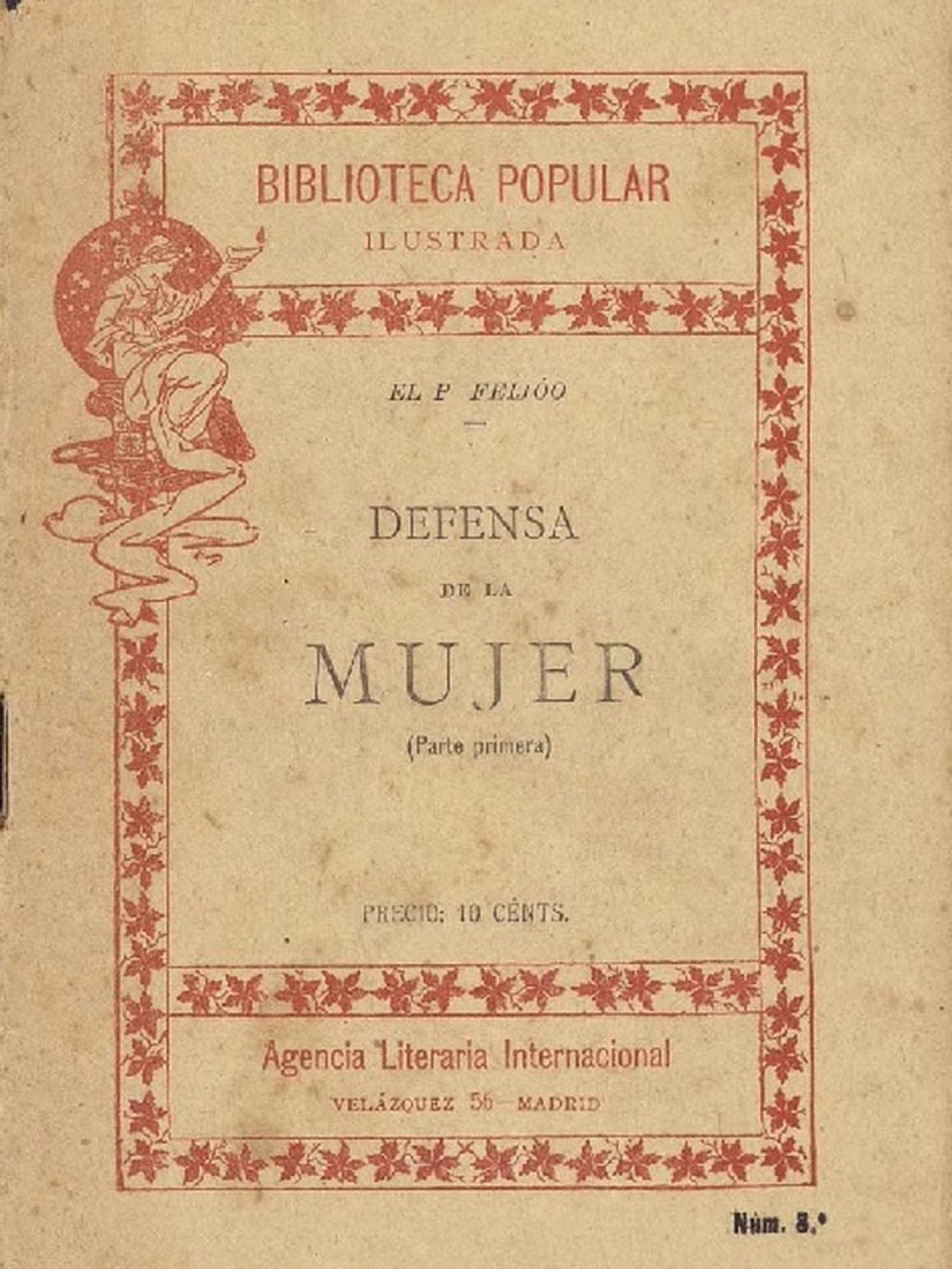 El libro 'Defensa de la mujer', de Benito Jerónimo Feijóo.