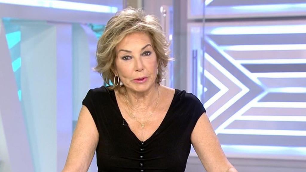 Ana Rosa Quintana durante la emisión de su programa.