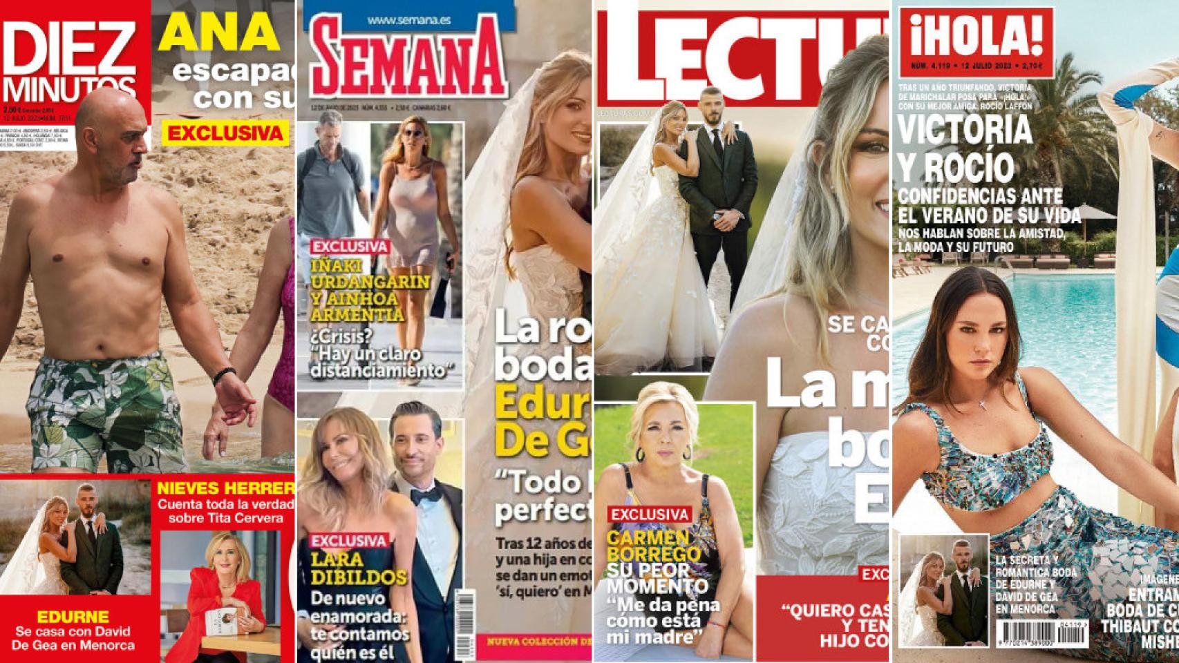 Portadas de revistas.