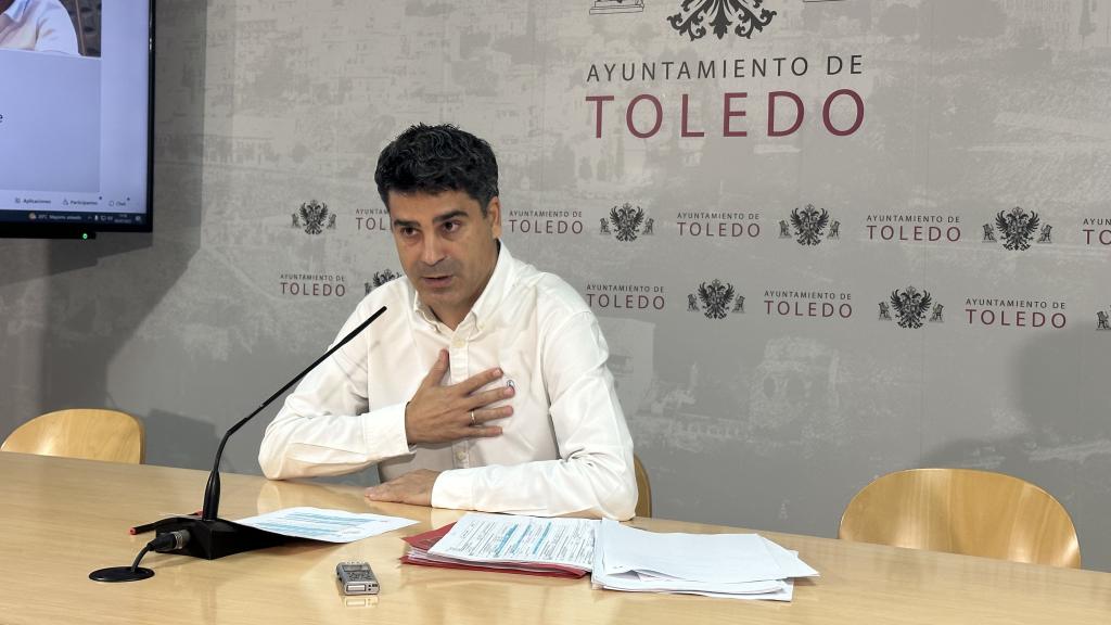 Juan José Alcalde, portavoz municipal del equipo de Gobierno del Ayuntamiento de Toledo. Foto: Ayuntamiento de Toledo.