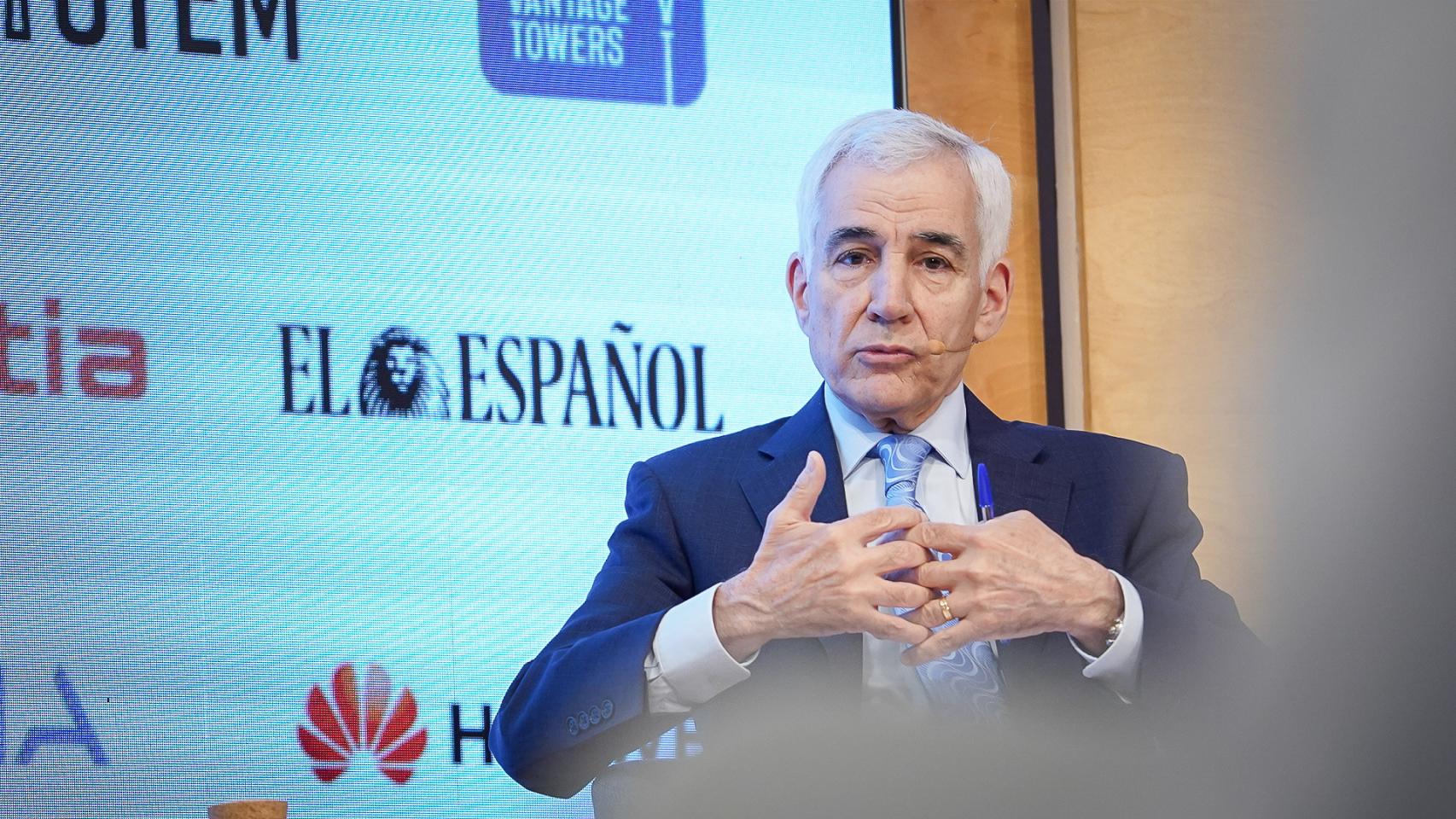 Jaime Martorell, comisionado especial del PERTE de Microelectrónica y Semiconductores, durante su intervención en la conversación a dos bajo el título 'PERTE y tecnología: microchips y lengua'; en la segunda jornada del IV Observatorio 5G 'La tecnología en la encrucijada entre el 5G y la inteligencia artificial'.
