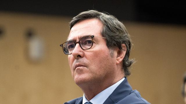 El presidente de la CEOE, Antonio Garamendi.