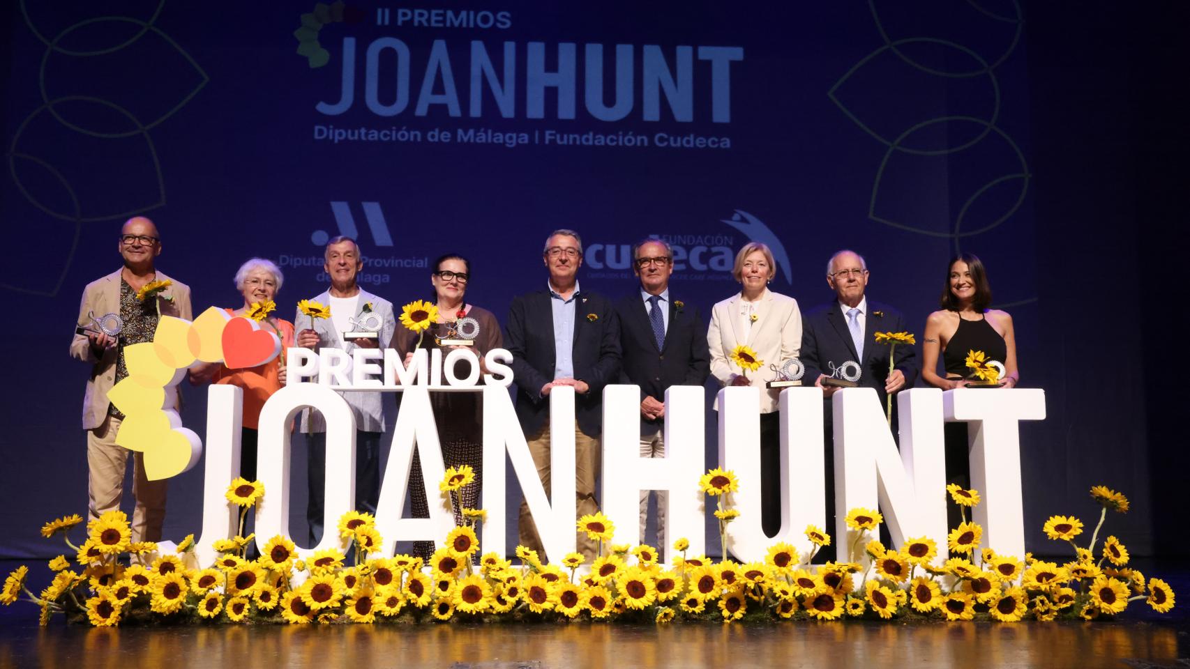 Entregan los Premios Joan Hunt de la Diputación de Málaga y Cudeca