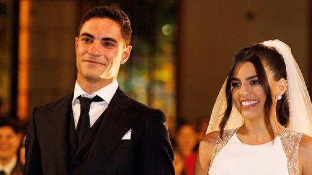 Imagen de la boda religiosa de Lucas Rosa y Manuela Rosa