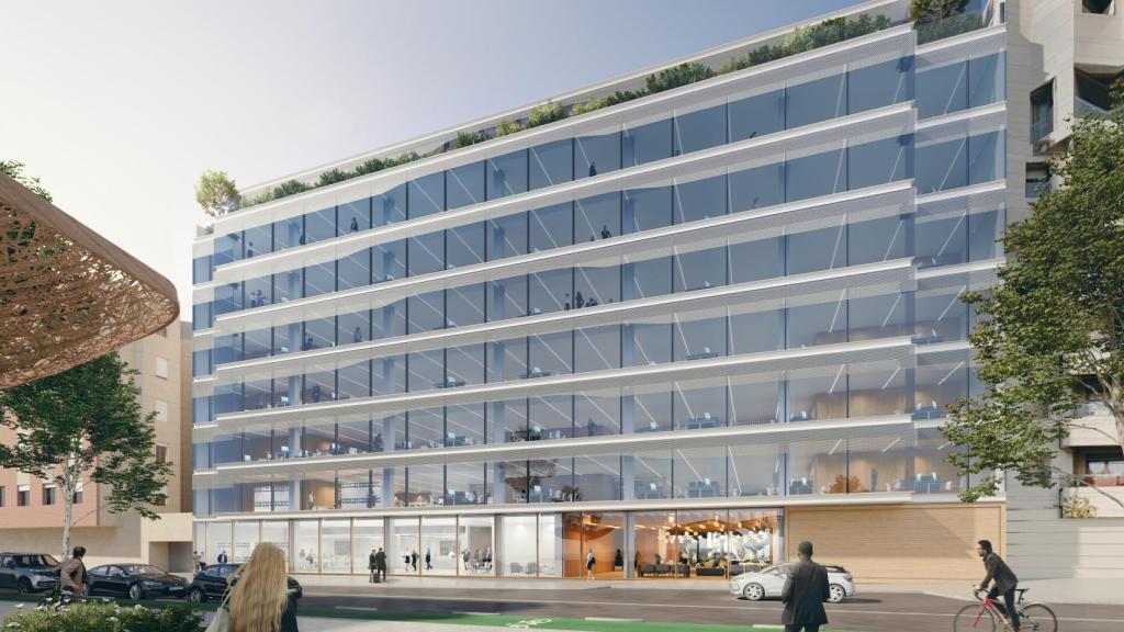 Otra de las imágenes del edificio de oficinas.